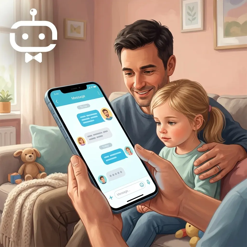 WhatsApp ebeveyn kontrolü ayarlarını gösteren mobil ekran görseli